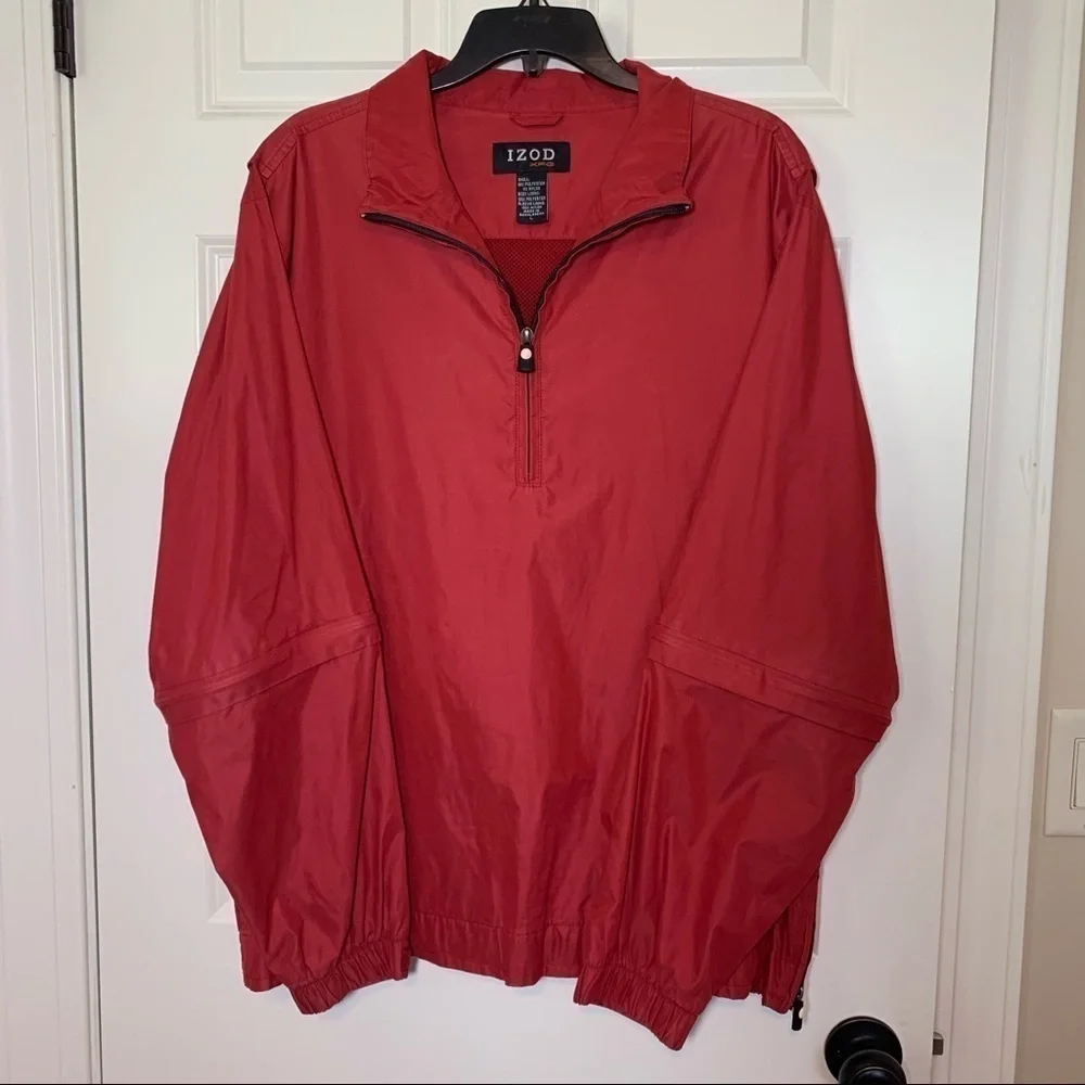 IZOD XFG men’s golf pullover 1/4 zip jacket large